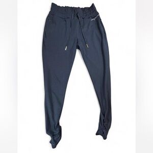 Gymshark Whitney Simmons Joggers Black Small Drawstring Athletic Pants